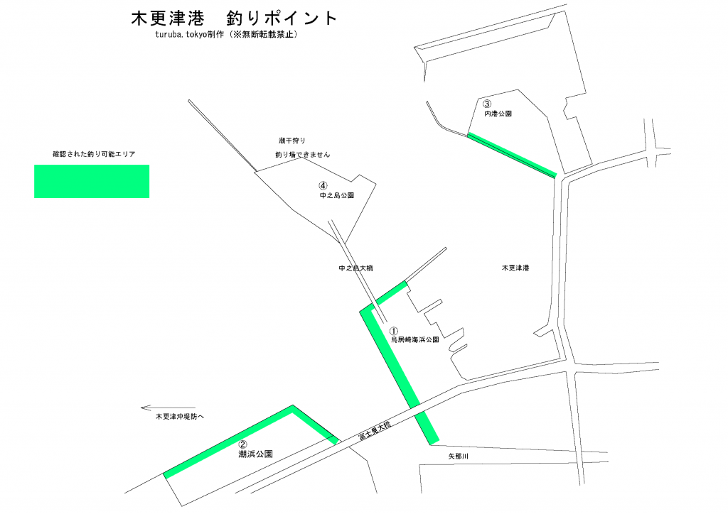 鳥居崎海浜公園 24時間釣りができる砂地の上の護岸 ちょい投げ 初心者も安心 東京近郊釣り場情報 アクセスマップ