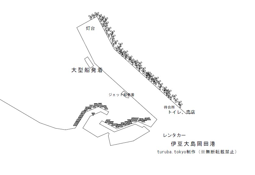 伊豆大島 岡田港 伊豆諸島で一番手軽に行ける東京都の釣りアイランド 東京近郊釣り場情報 アクセスマップ